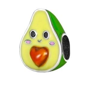 Women’s 925 Sterling Silver Chic Avocado Charm Pendant - NWT